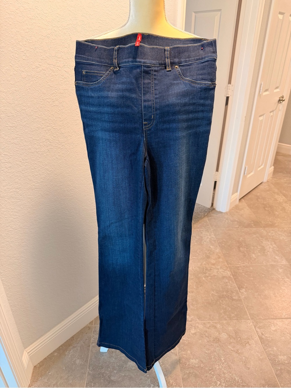 SPANX Dark Blue Flare Jeans